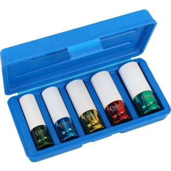 Dugófej készlet alufelnihez 1/2" 5db-os 15-22mm