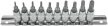 Torx készlet 1/4" T7-40 10db-os