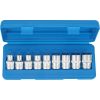 Dugófej készlet 1/2" E profil E10-24 9db-os