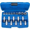 Torx készlet T + E profil 1/2" T20-70 E10-24