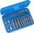 Bit készlet  35 db, 1/4 + 3/8 + 1/2 ", T-profil SLB / E-profil