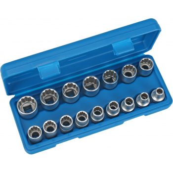 Dugófej készlet 1/2" 12 szögű 8-24mm 16db-os