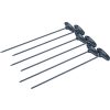 T kulcs készlet extra hosszú 6db T-profil