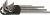 Torx készlet L-alaku 5águ lyukas SLB TS10-50