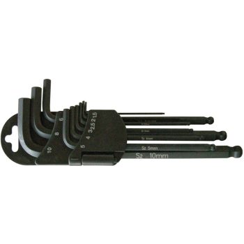 Imbusz készlet 1,5-10mm mágneses,9db-os