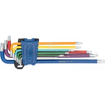 Torx L készlet színes T10-50 9db