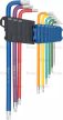 Torx L készlet színes T10-50 9db