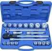 Dugókulcs készlet 3/4"-os 21db-os 19-50mm