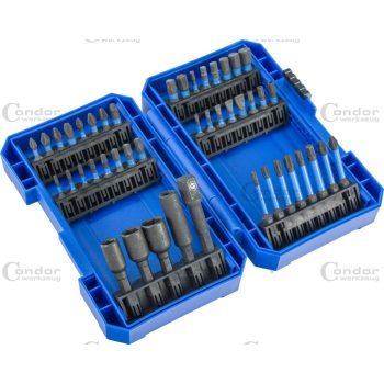 Impact Bit készlet, 45 pcs., 1/4", 25 + 50 mm