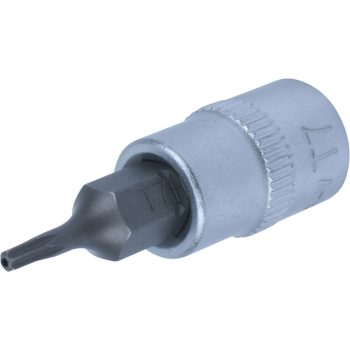 Torx bit fej 1/4" T7 lyukas