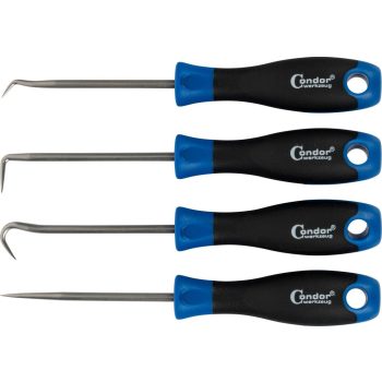   Kampó és ár készlet  4 db, teljes hossz 160 mm, pengehossz 80 mm