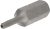 Bit fej lyukas T10x30mm 8mm-es szárral