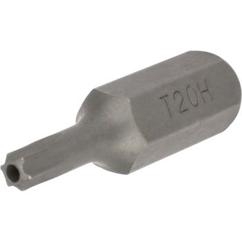 Bit fej lyukas T20x30mm 8mm-es szárral