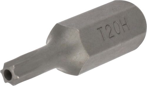 Bit fej lyukas T20x30mm 8mm-es szárral