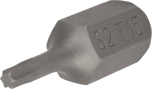 Bit fej T15x30mm,10mm-es szárral