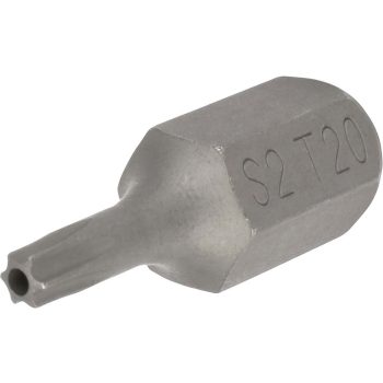 Bit fej lyukas T20x30mm 10mm-es szárral