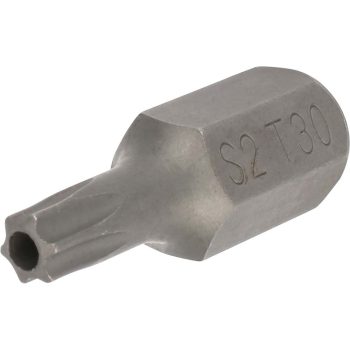 Bit fej lyukas T30x30mm 10mm-es szárral