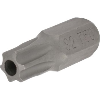 Bit fej lyukas T50x30mm 10mm-es szárral