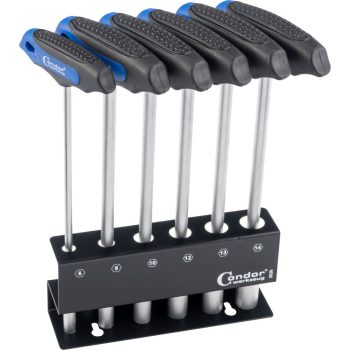 T kulcs klt 230mm hosszú 6-14mm 6db