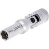Izzítógyertya dugófej 3/8 ", 72 mm, SW10, csuklós