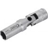 Izzítógyertya dugófej 3/8 ", 72 mm, SW12, csuklós