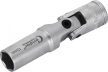 Izzítógyertya dugófej 3/8 ", 72 mm, SW12, csuklós