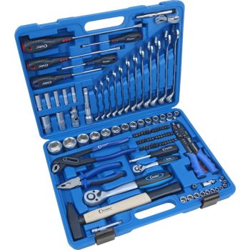 Szerszámkoffer 105db-os 1/4"+1/2"  4-32mm