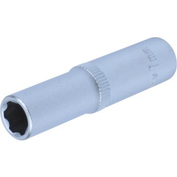 Dugófej 1/4" 7mm hosszított laponfogó (super-lock)