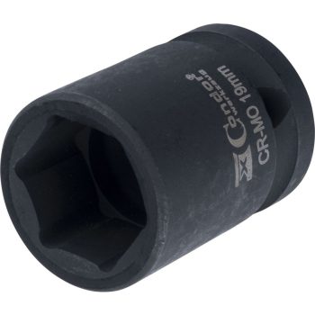 Dugófej 1/2" 19mm gépi Cr-Mo