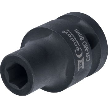 Dugófej 1/2" 8mm gépi Cr-Mo