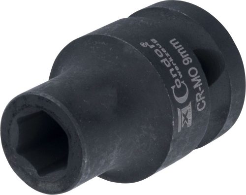 Dugófej 1/2" 9mm gépi Cr-Mo