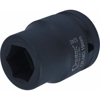 Dugófej 3/4" 19mm gépi Cr-Mo