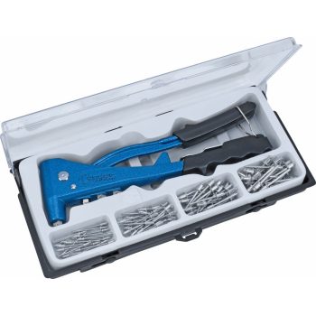   Szegecshúzó készlet 100 szegecsel 2,4 / 3,2 / 4,0 / 4,8 mm