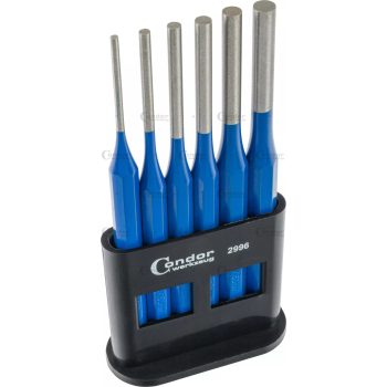 Párhuzam kiütő Szet, 6 pcs., 150 mm, ø 3-8 mm