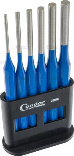 Párhuzam kiütő Szet, 6 pcs., 150 mm, ø 3-8 mm