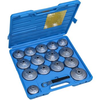 Olajszűrő leszedő kupak készlet,17db-os,aluminium