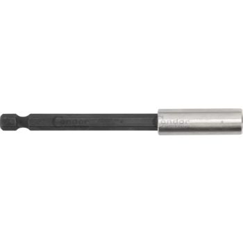   Professzionális bittartó, rugós gyűrűvel, 1/4"-os bitekhez, 100 mm