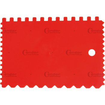 Vágott kaparó, rugalmas műanyag, 90x135 mm