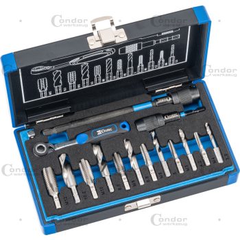 Menetfúró Klt M4-12 magfúrókkal 1/4" 16db