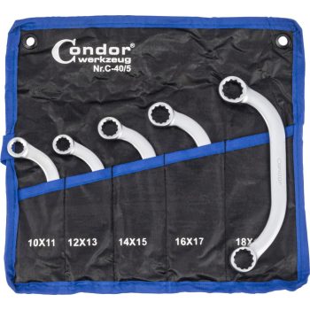 Csillagkulcs önindítóhoz C alakú 5db-os 10-19mm