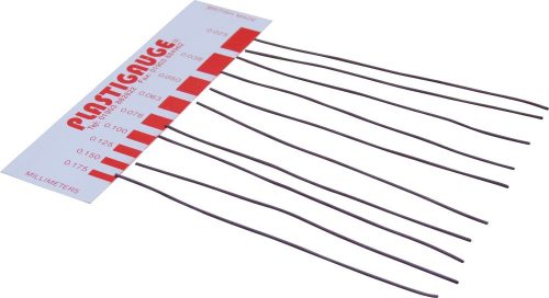 Csapágyhézagoló (hézagmérő) Plastigauge Piros 10db 0.025-0.175mm
