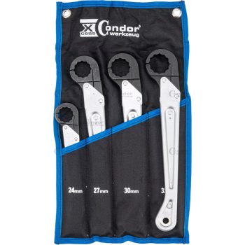 Racsnis nyitható csillagkulcs készlet  24-32 mm