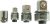 Adapter készlet racsnis kulcshoz 1/4"+3/8"+1/2"+bit