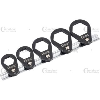   Olajszűrő kulcskészlet, 5 db, 3/8", hatszög 24-38 mm