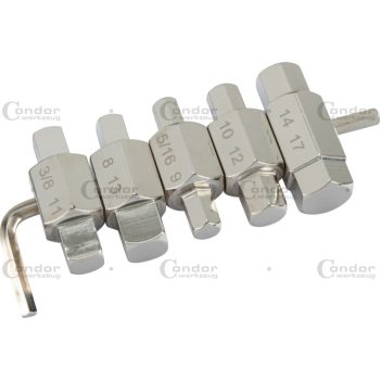 Olajszerviz kulcskészlet, 5 db.