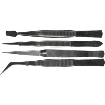 Csipeszes készlet, 4 db, rozsdamentes