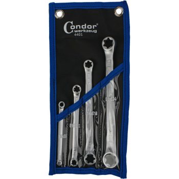 Csillagkulcs készlet E profil E6-24 4db-os