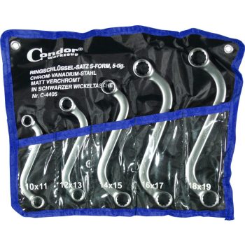 Csillagkulcs önindítóhoz S alakú 5db-os 10-19mm