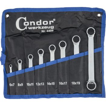 Csillagkulcs készlet 6-22mm egyenes 8db-os