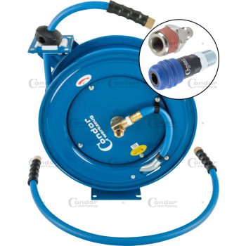   DL tömlő ø13mm x 15m, automata. Roll-up, 2 fokozatú kuplung